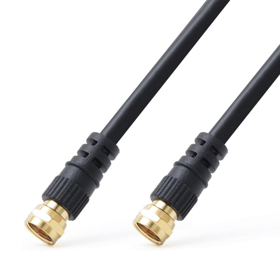 kmえっちゃん　アンテナケーブル1m×100本 アンテナケーブル 1m 4K対応 テレビ BS CS 地デジ 同軸ケーブル 配線