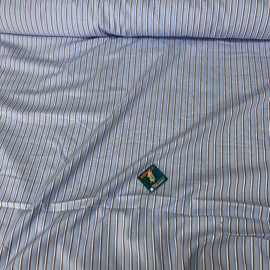 生地 アウトレット 通販 布地生地3m No1374ほぼ綿シャツ生地布帛ストライプブルー 1374 布地生地おしゃれ麻帆布のエコキジ 通販 Yahoo ショッピング