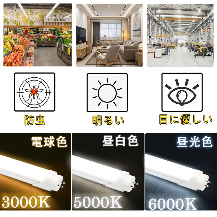 LED蛍光灯 20W形 10本セット 直管 58cm 9W グロー式工事不要 LED