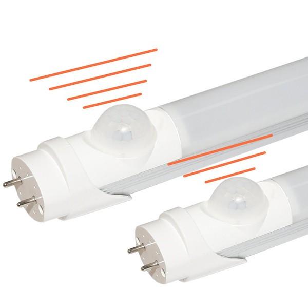 LED蛍光灯 直管 人感センサー付き40W形 1198cm 18W グロー式工事不要 昼光色 10本セット_1