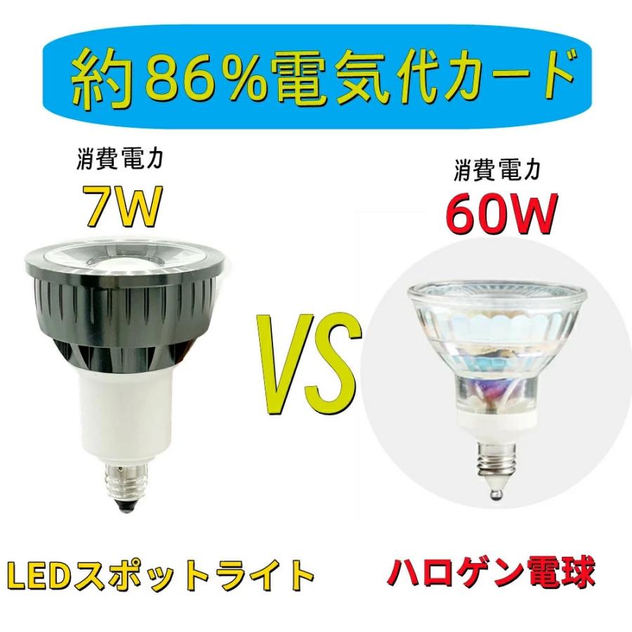 LEDハロゲン電球 調光器対応 LED電球 E11 E17 E26 スポットライト 60w