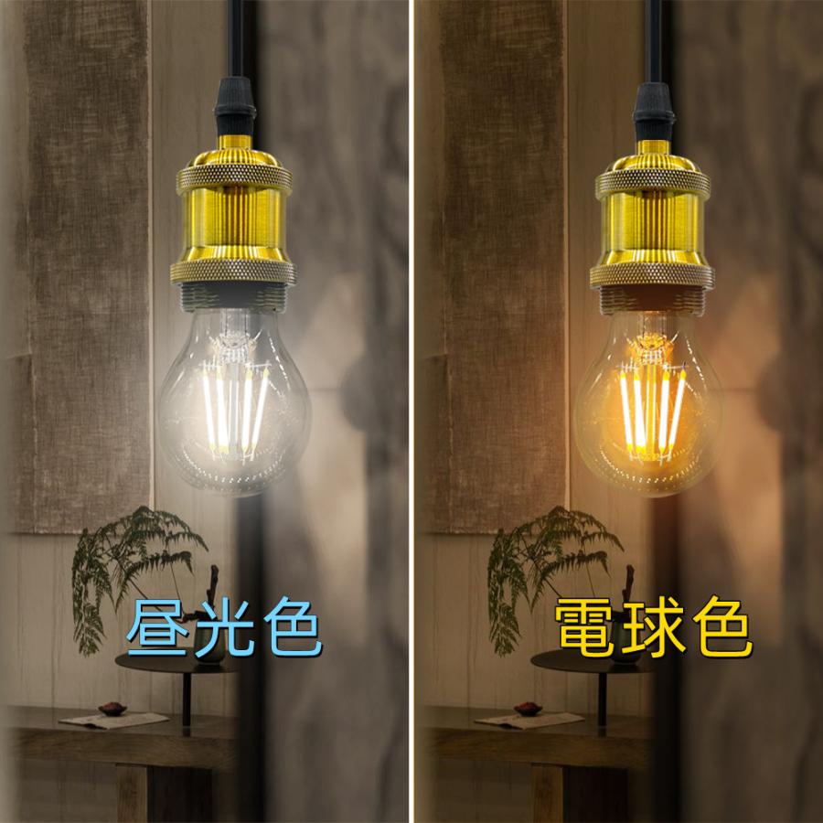 LEDクリア電球 A60 LED電球 E26 フィラメント型 エジソンライト 消費