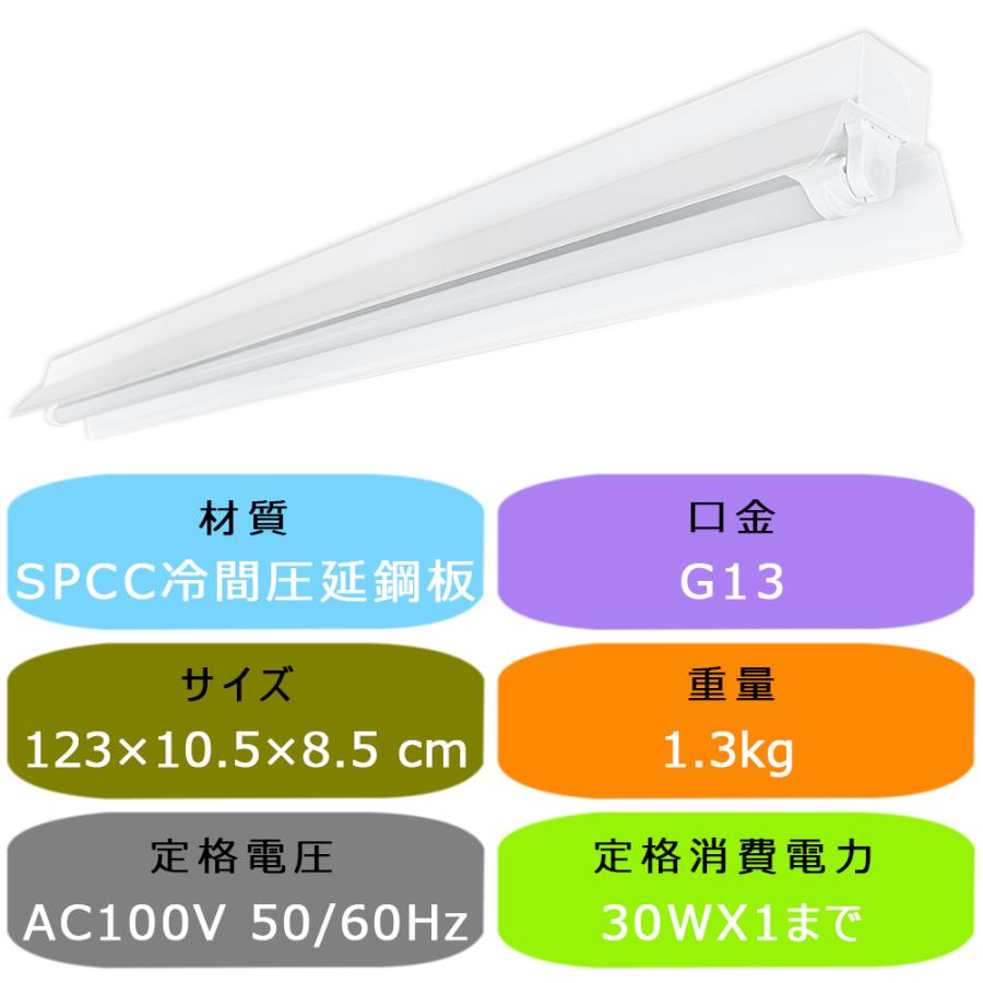 LED蛍光灯器具 笠付トラフ 10台セット 1灯 40W形 輝度可選 蛍光 LED蛍光灯器具 笠付トラフ 10台セット 1灯 40W形 輝度可選 蛍光