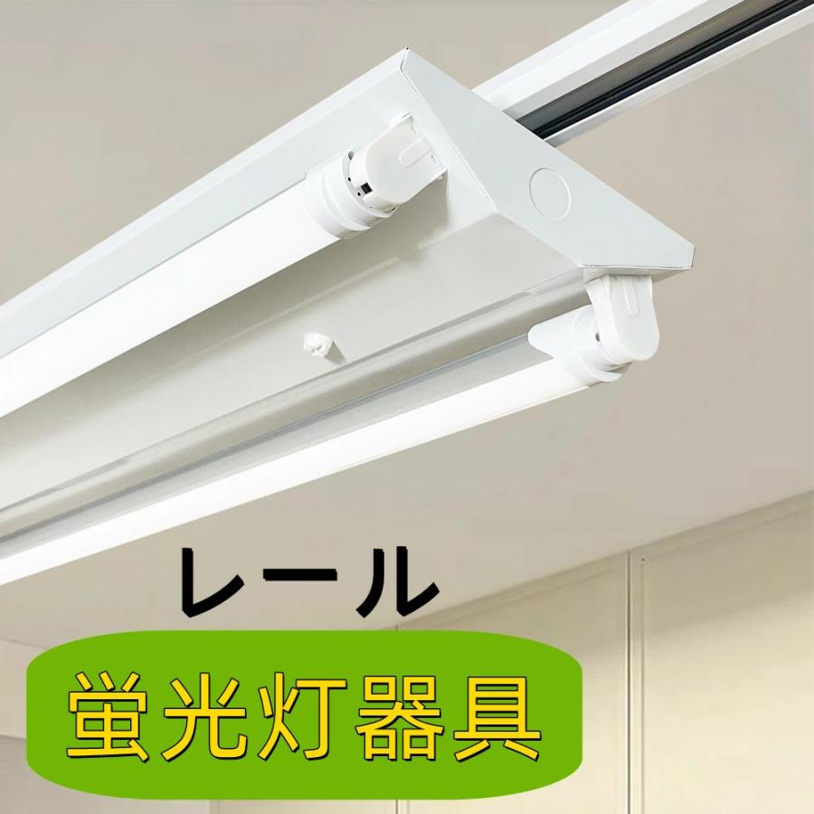 ダクトレール用蛍光灯器具 LEDベースライト 逆富士2灯式 ダクトレール