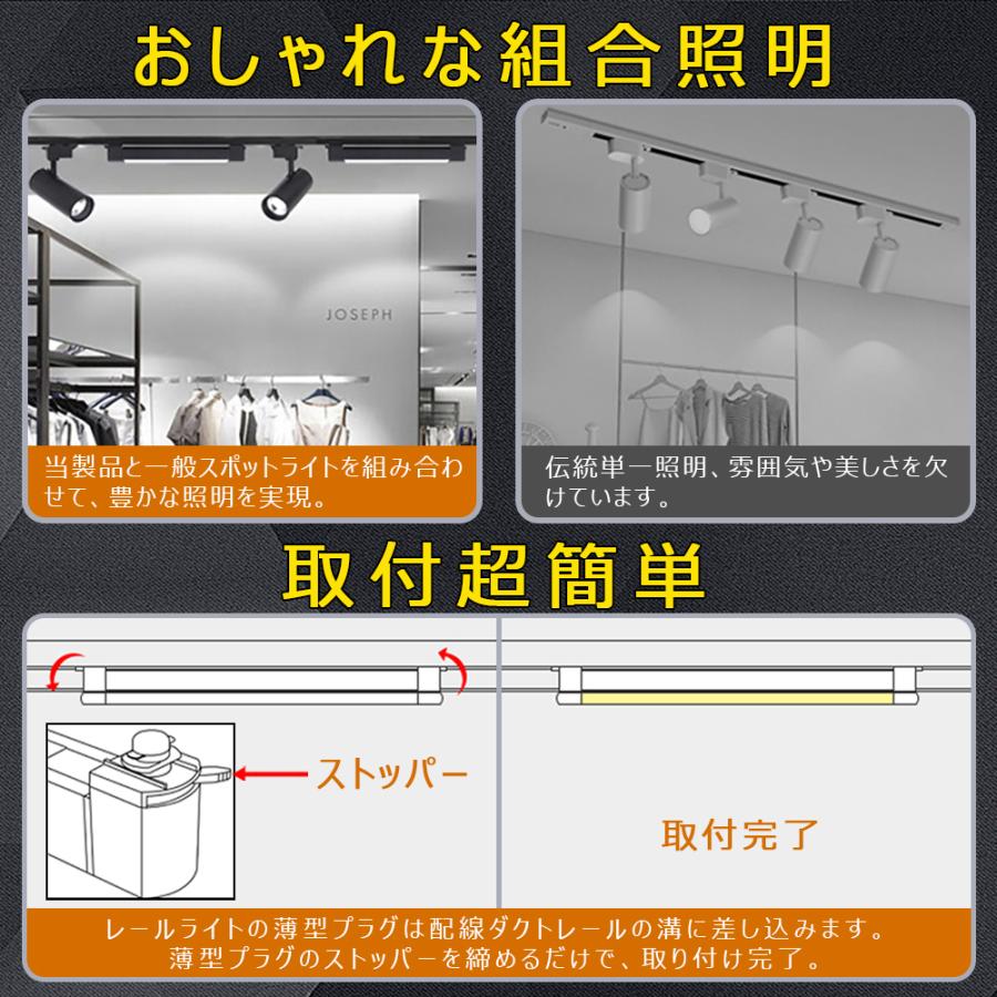 ダクトレール用 ベースライト スポットライト 一体型 配線ダクトレール