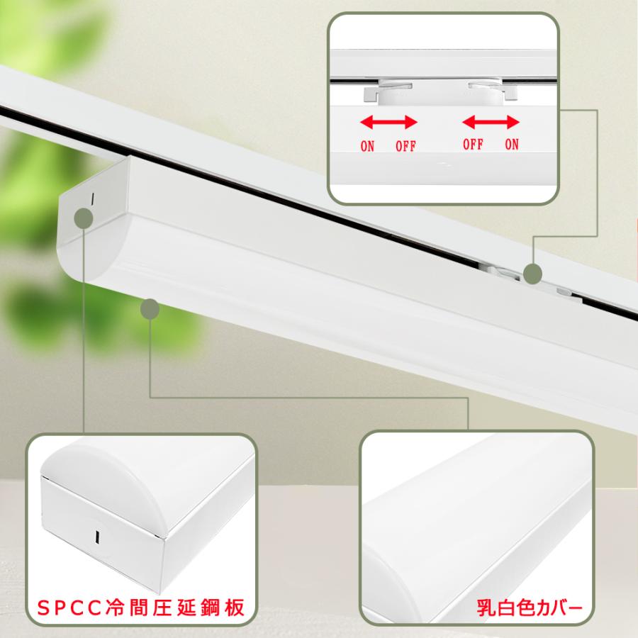 ダクトレール用ベースライト 20W形 40W形 トラフ一体型 レールライト