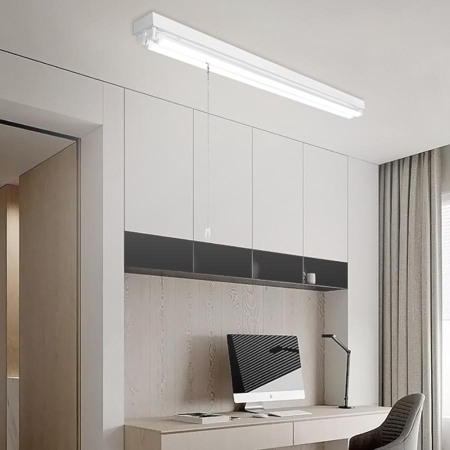LED蛍光灯器具 LEDベースライト 引きひもスイッチ付 トラフ 2灯 40W形