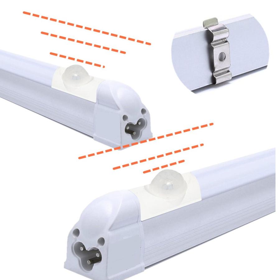 LED蛍光灯 人感センサー付き40W形 1.2M 器具一体型蛍光灯 人感