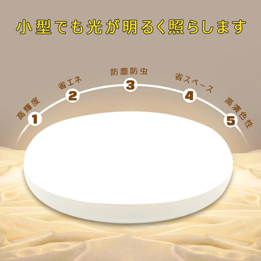 ミニシーリングライト 丸型 おしゃれ シンプル 明るい 130W相当 4.5畳