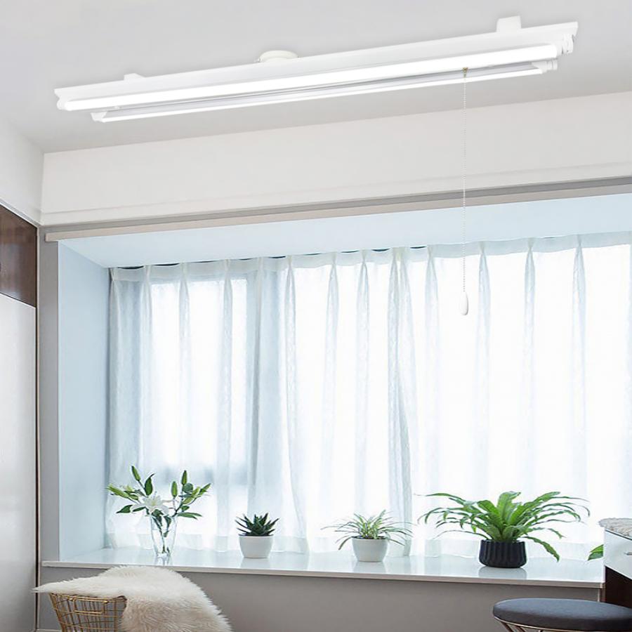 引掛シーリング式 LED蛍光灯器具 10台セット 引きひもスイッチ付