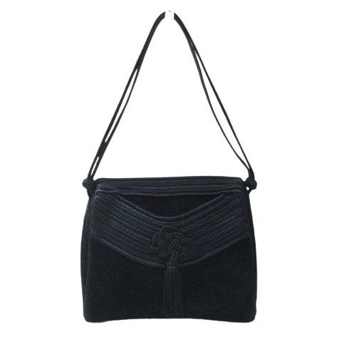 フェイラー 美品 シュニール織 2WAY ショルダーバッグ 黒 ブラック 