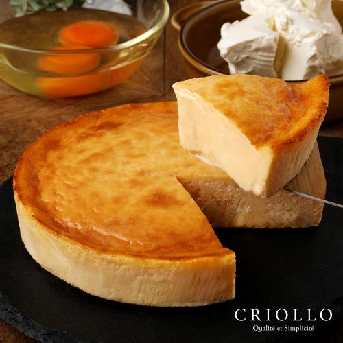 クリーミーバスクチーズケーキ【冷凍便】【朝9時までの注文で当日出荷可】 | エコール・クリオロ