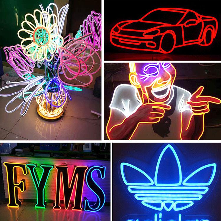 RGB LEDテープ ネオンライト 5m DC24V用 高輝度 粒感無し 調光調色