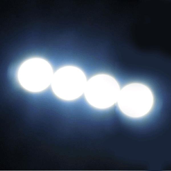 LEDルームランプ 41mm キャンセラ抵抗付き・放熱板搭載-3チップ SMD 4連 ２個 慧光8-7 | ブランド登録なし | 01