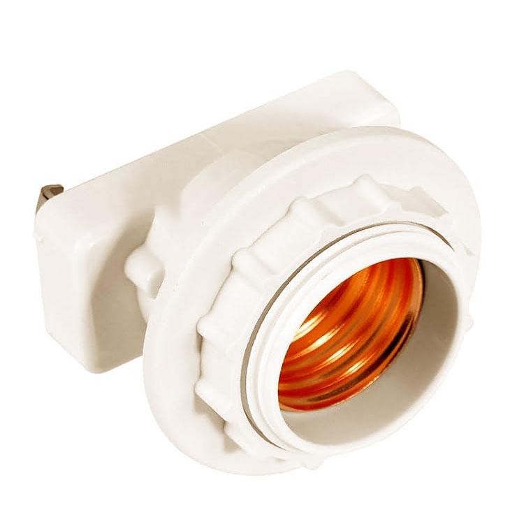 引っ掛けシーリング E26口金 変換アダプター 電球ソケット ランプ 角型 工事不要 簡単取り付け CL-E26 | 慧光 | 01