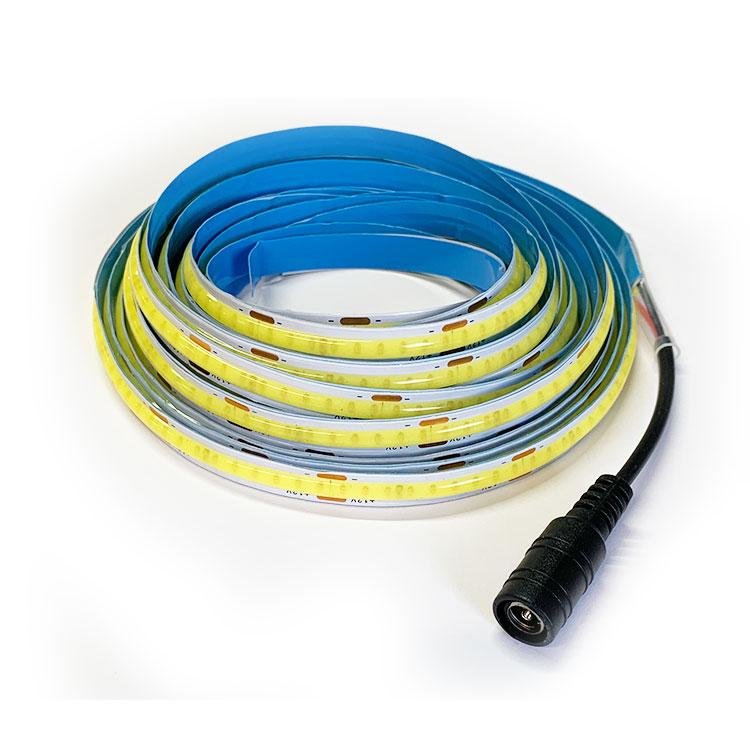 COB LEDテープライト 5m 発光色選択 DC12V 白ベース 切断可能 間接照明 店舗照明 棚下照明 デイライト メール便限定送料無料 COB-5M-X |  | 01
