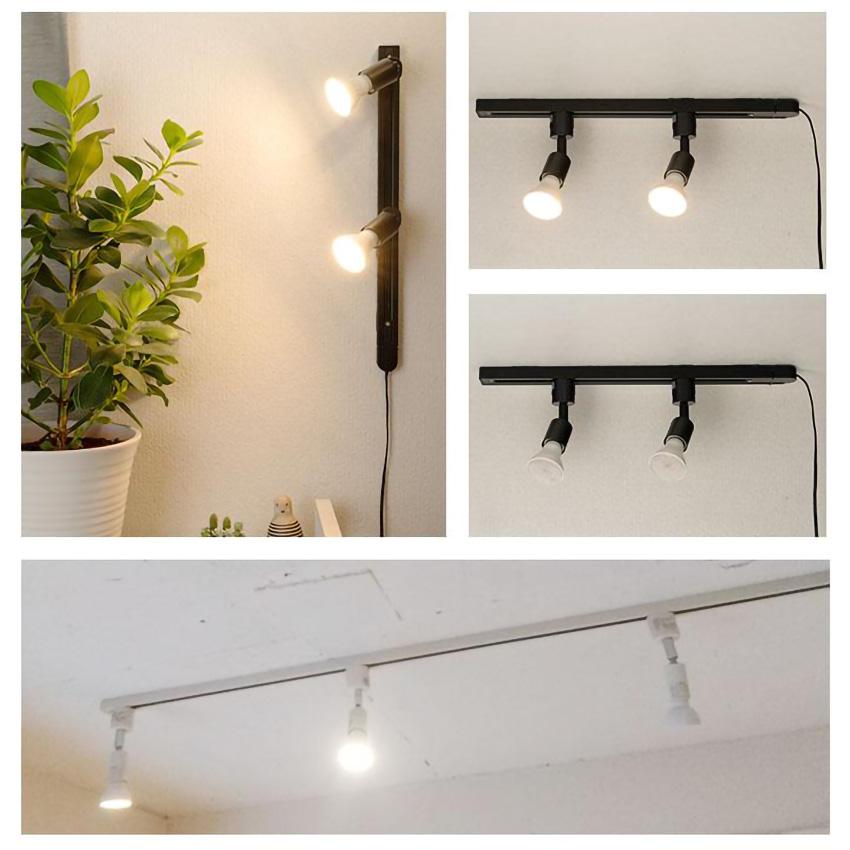 ダクトレール専用スポットライト E26 E11 電球用ソケット 照明 電球用ソケットダクトレール用 シーリングライト ライティングレール用変換ソケット LRS-X | 慧光 | 06