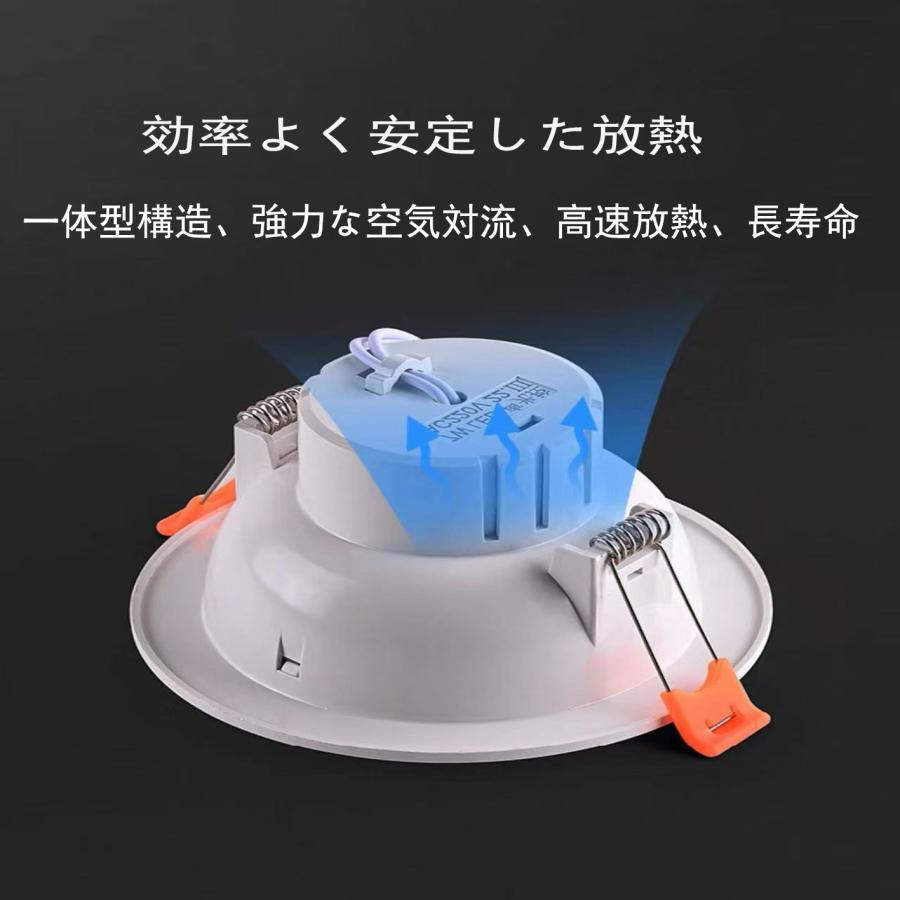 ダウンライト LED電球 人感センサー付き 埋込穴径φ90〜φ100 適用  人感ダウンライト 天井照明 玄関 廊下 節電 照明 防犯灯 SDL-X | 慧光 | 07