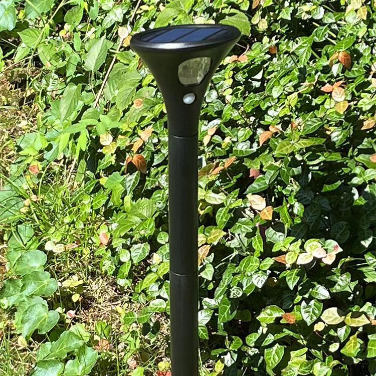 LEDソーラーライト 2個セット 人感センサー式 ポールライト 暗くなると自動点灯 庭園灯 ガーデンライト 防水 防犯 SGL-SS-2set | ブランド登録なし | 04