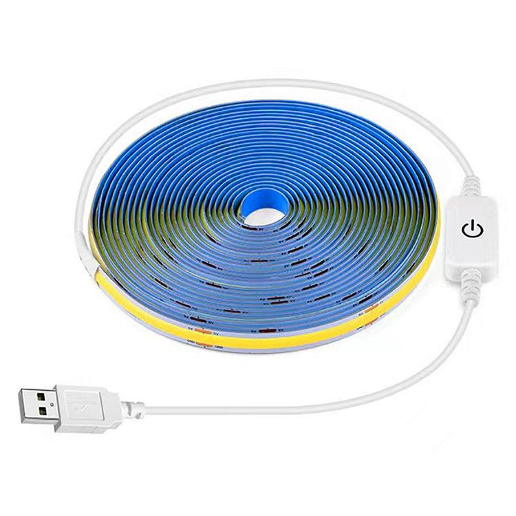 慧光 COB LEDテープライト USB スイッチ付き 1m 5m 発光色選択