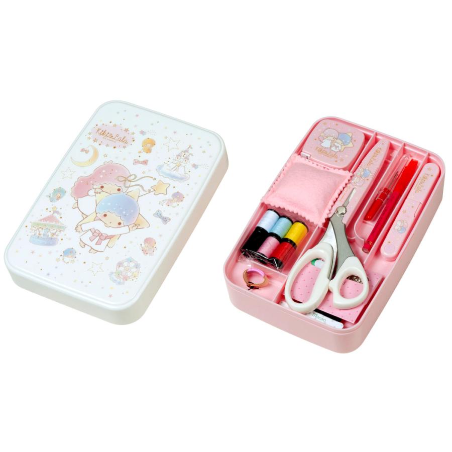 81%OFF!】 裁縫セット サンリオ キキ ララ ホワイト 手縫い練習布付き