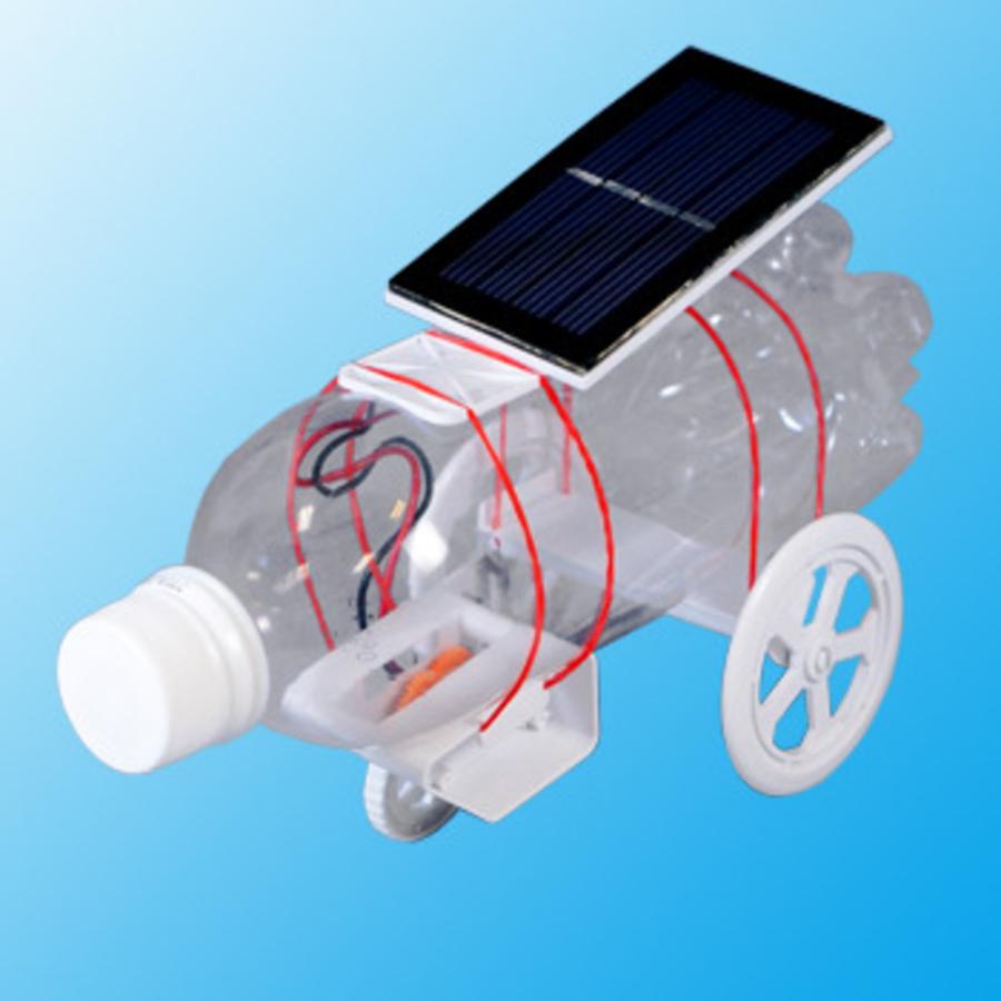 ペットボトルソーラーカー2 リサイクル工作 太陽光発電 太陽