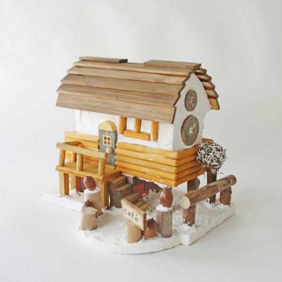 工作キット 隠れ家ログキャビン 貯金箱作り工作キット 夏休み 工作
