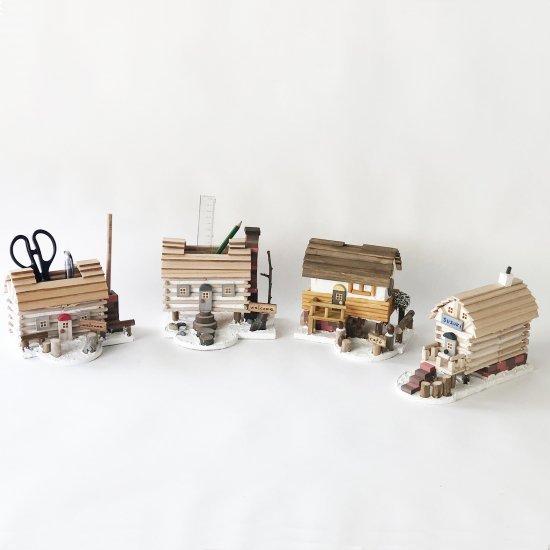 工作キット 隠れ家ログキャビン 貯金箱作り工作キット 夏休み 工作
