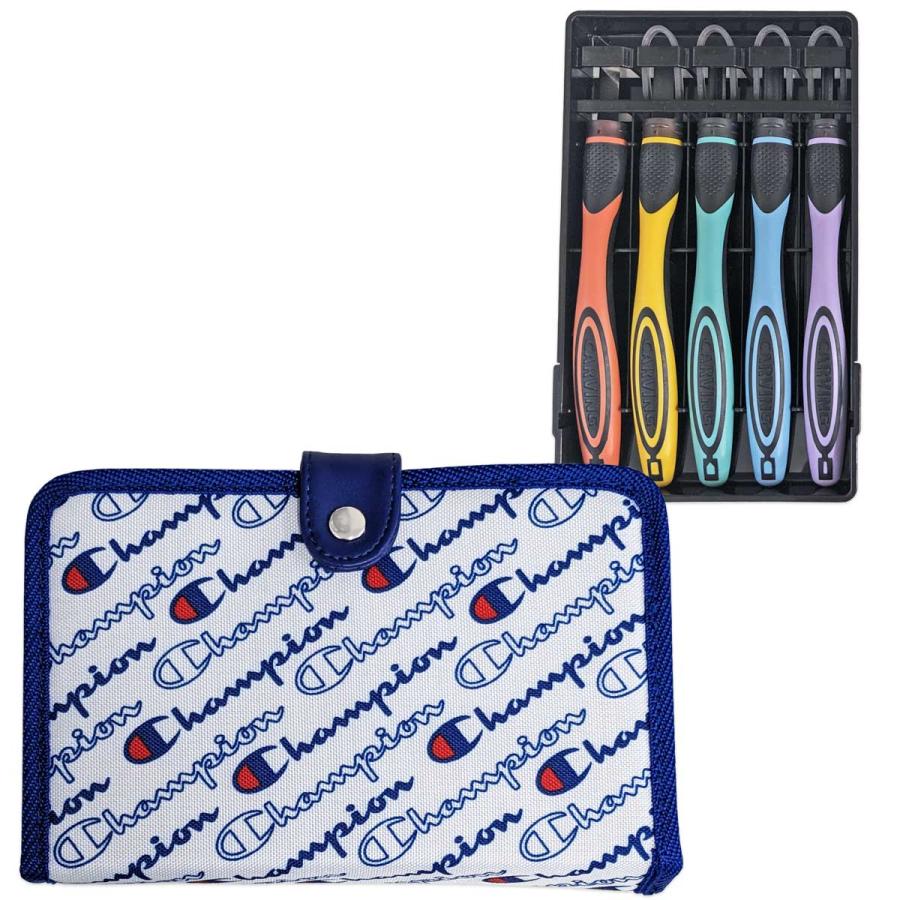 彫刻刀セット チャンピオン 2WAY GRIP彫刻刀 安全ガード付き 義春刃物