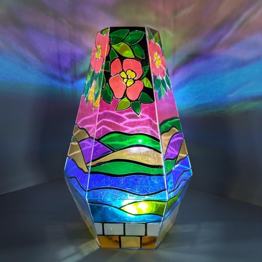 工作キット プッシュステンド 工芸ランプRL［ライト・単3電池2本付