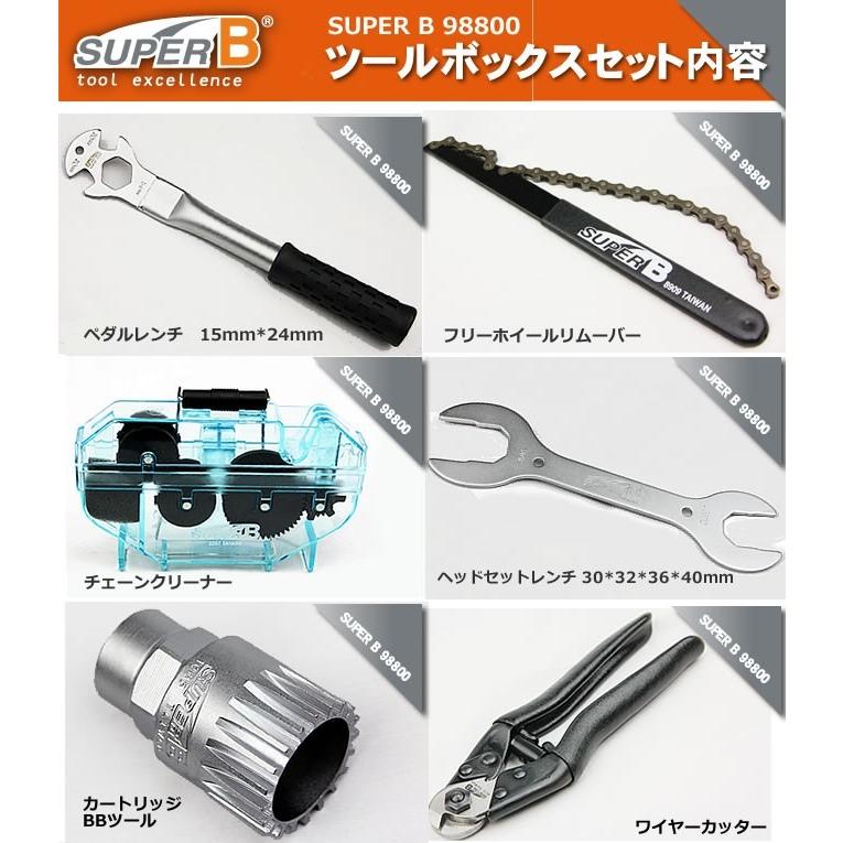 スーパーB プロツールボックス 自転車工具セット SUPER B 98800
