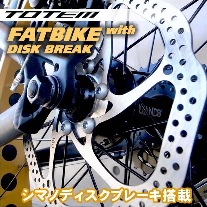 ファットバイク ビーチクルーザー 自転車 26インチ FATBIKE シマノ24段変速 ディスクブレーキ｜ecolife-araisk2011｜02