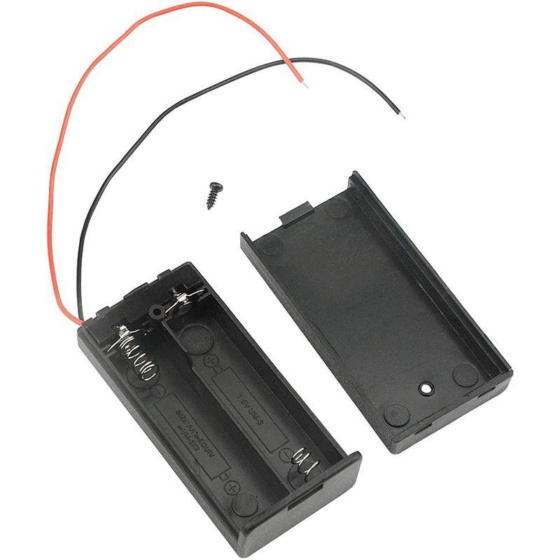 注目の電池ホルダースイッチ付１０個単２×２個 筆記用具