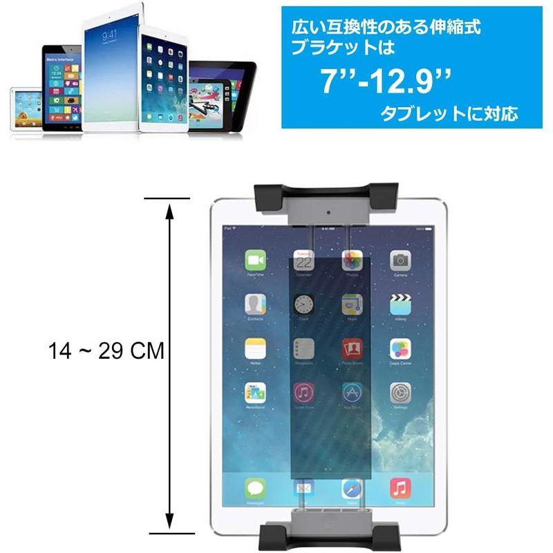 EXSHOW 金属製クランプマウント iPad用キッチンスタンド 耐久性 安定性 360度回転タブレットホルダー iPad Pro 12.9｜ecolife-market｜08