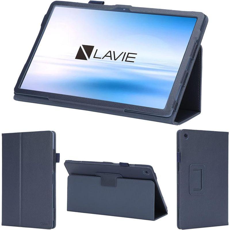 wisers LAVIE T10 タブレットケース (ダークブルー) 10.61インチ 対応 (タッチペン/保護フィルム 付) T1075｜ecolife-market｜06