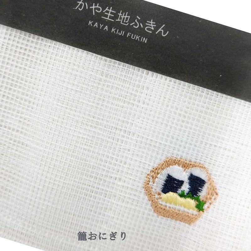 かや 生地 ふきん おにぎり籠 土鍋 富士山 刺繍 奈良県産 日本製 ３枚セット 和柄 アプローズ｜ecolife-market｜02