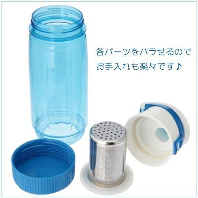 タンブラー型浄水器 シリカピュア(ブルー) 450ml 携帯型浄水器 水道水で作るシリカ水｜ecolife-market｜08