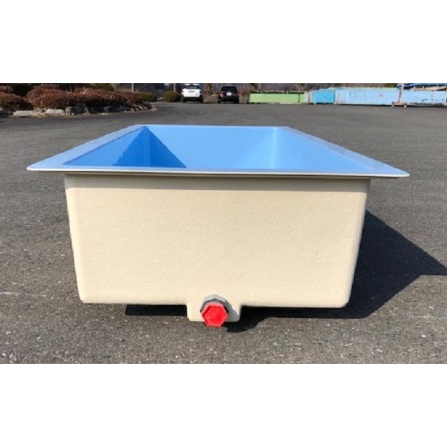 【値下げ⭕️】 FRP水槽　鑑賞用　足湯　露天風呂　500リットル　180cm×80cm×40ｃｍ 西濃運輸営業所止め 【MY9138438448】(32108円)