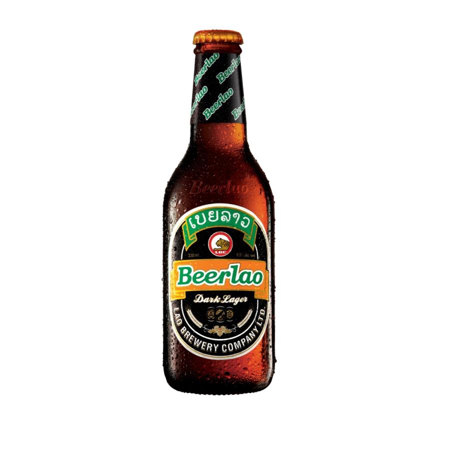 インポート麦酒 ラオス人民民主共和国麦酒 ビアラオダーク beerlao-dark 330ml瓶×24本