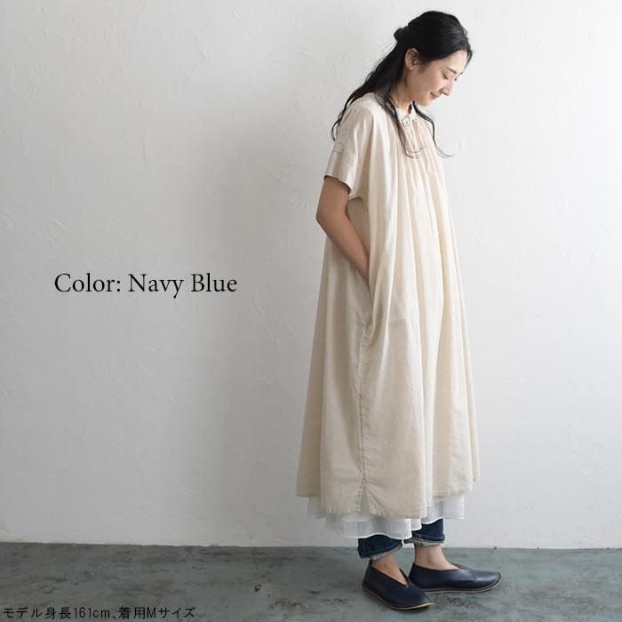 Diu 本革 ぺたんこ パンプス 歩きやすい Vカット ステッチダウン