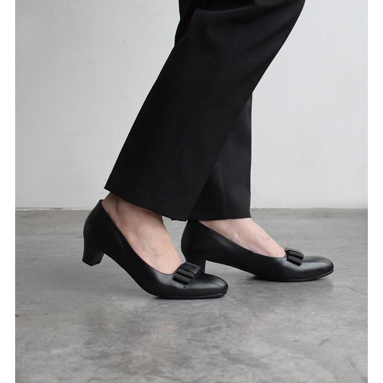 2,222円OFFクーポンあり パンプス 3E レディース オケージョン 本革 ローヒール 太ヒール 幅広 甲高 本革 楽ちん 歩きやすい 22.0〜24.5cm 25AW0919R, |  | 09