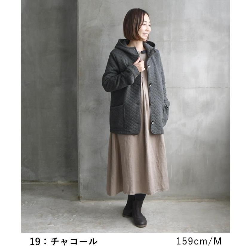 クーポンで30％OFF アウター コート レディース きれいめ キルティングコート シングルボタン 大きいサイズ 25AW1010R, | earth_eco_loco | 16