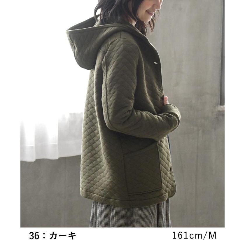 クーポンで30％OFF アウター コート レディース きれいめ キルティングコート シングルボタン 大きいサイズ 25AW1010R, | earth_eco_loco | 09