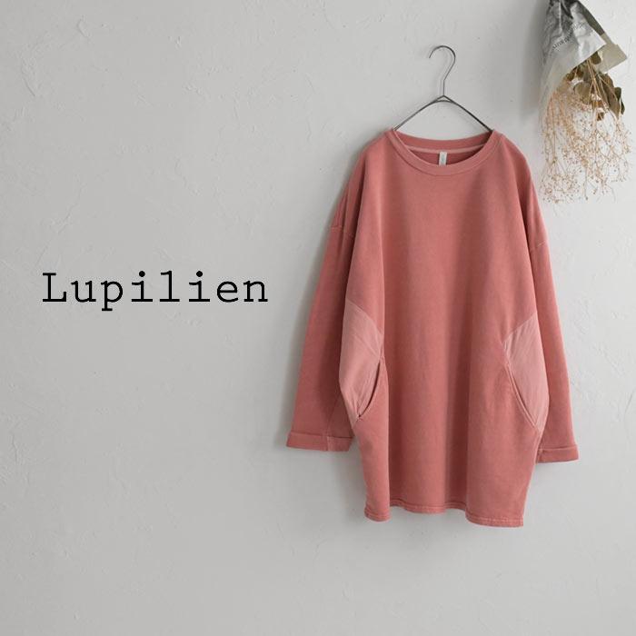 まとめ買い特価まとめ買い特価チュニック トップス トレーナー Lupilien ルピリアン クルーネック 切替 綿 コットン 2320SS0224, エコロコ Sel, 母の日 トップス ルピリアン タンクトップ Lupilien コットン 綿 レース エコロコ