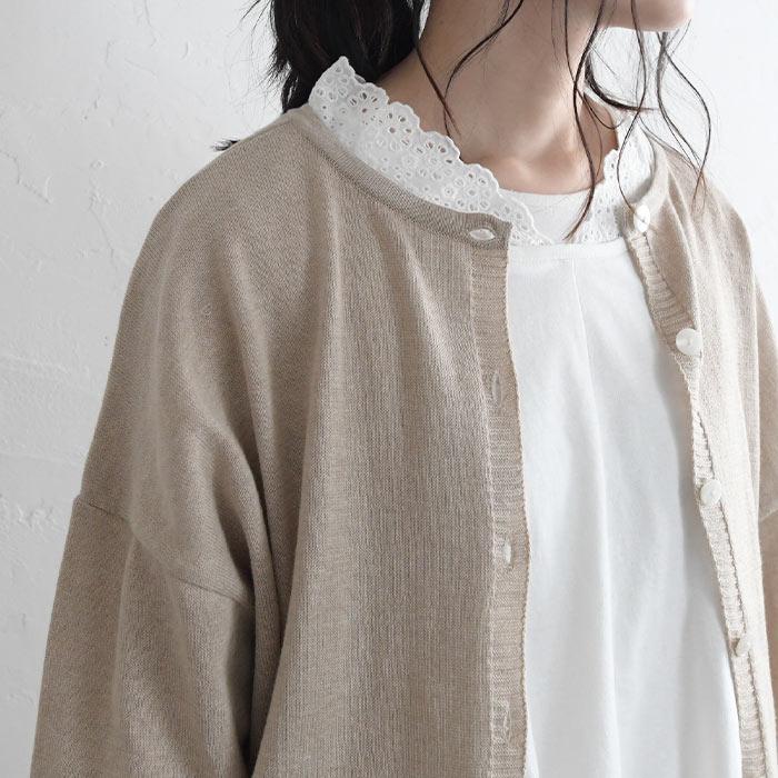 日本製 D*g*y トップス カーディガン dgy 綿麻 秋服 レディース 2WAY 2220AW0127, エコロコ sel, | D*g*y | 04