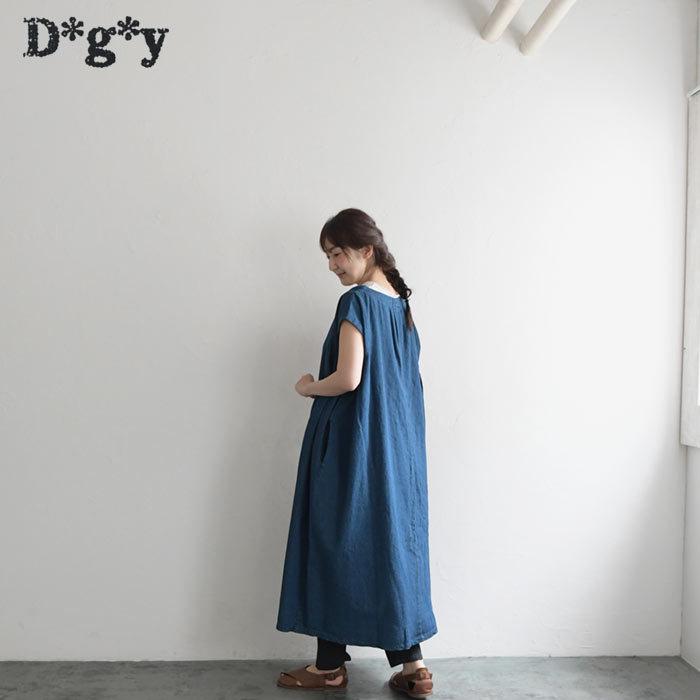 残り僅かセール ワンピース D*g*y dgy ディージーワイ 綿麻 残り僅かセール ワンピース D*g*y dgy ディージーワイ 綿麻