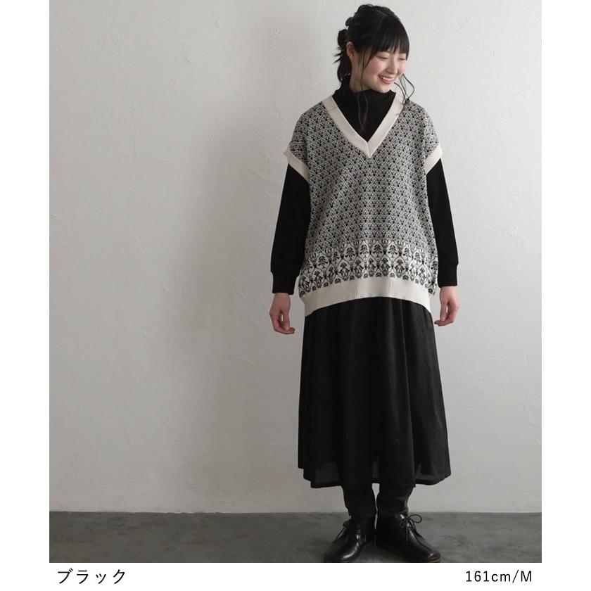 最大20％OFFクーポンあり ワンピース ロング レディース dgy ディージーワイ ギャザー インナー M〜3L エコロコ 2320SS0210, 爆買 | D*g*y | 03