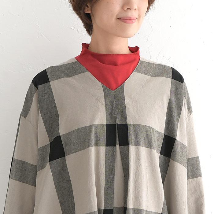 最大20％OFFクーポンあり D*g*y ショール付き コットン 大判チェック フレアワンピース 綿100％ 23AW0901, 爆買 | D*g*y | 12