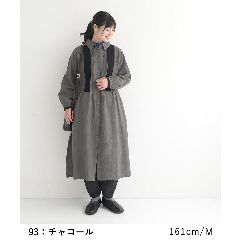 D*g*y 胸ピンタック レース切替 ワンピース 綿100％ 大きい