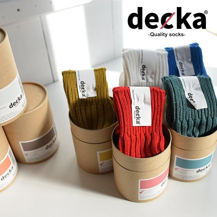 靴下 レディース decka デカ　日本製 ローゲージ リブ ソックス ギフト プレゼント 春 夏 秋 冬 2020SS0221, ギフト エコロコ sel, | 